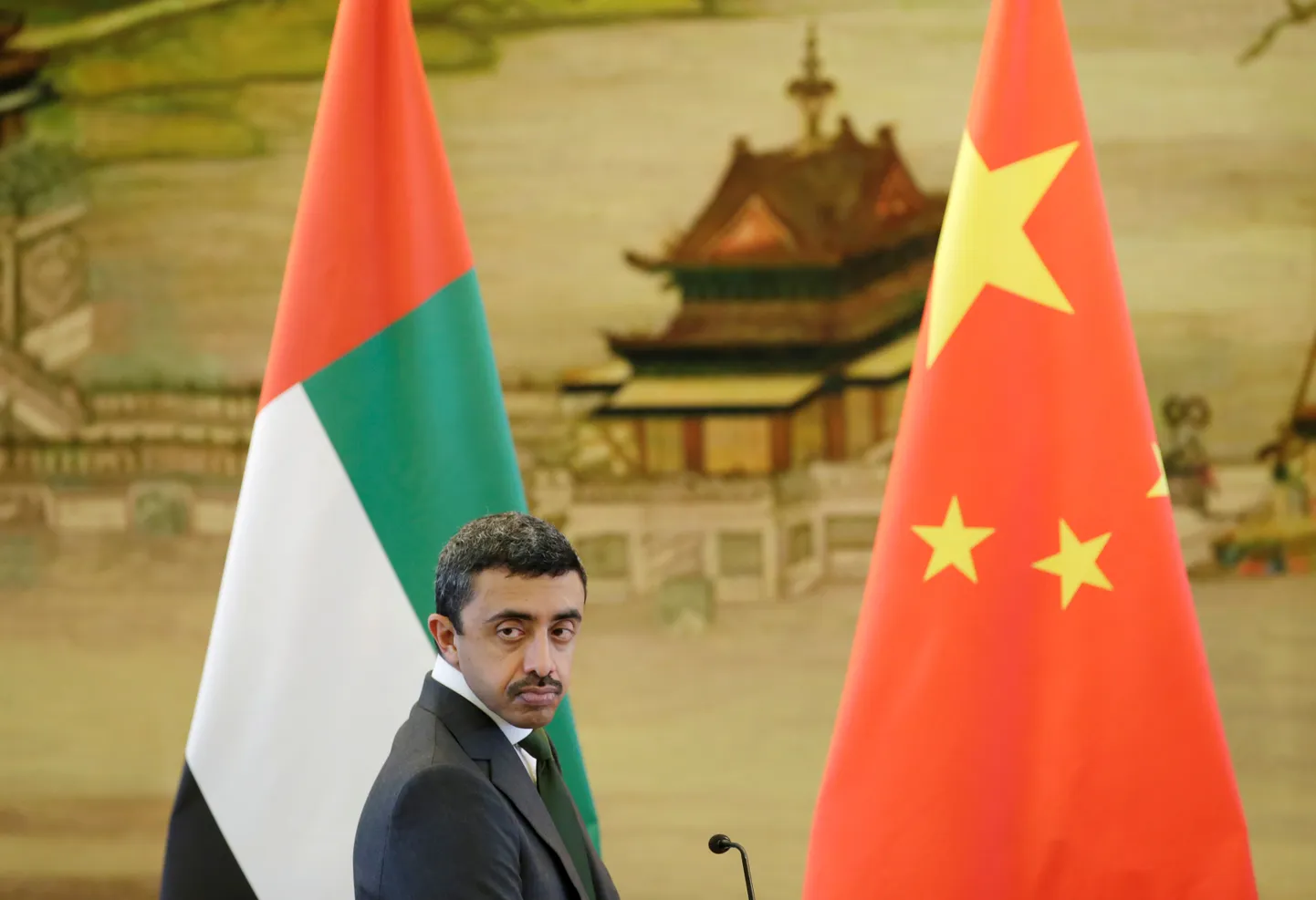 Araabia Ühendemiraatide välis- ja rahvusvahelise koostöö minister šeik Abdullah bin Zayed.