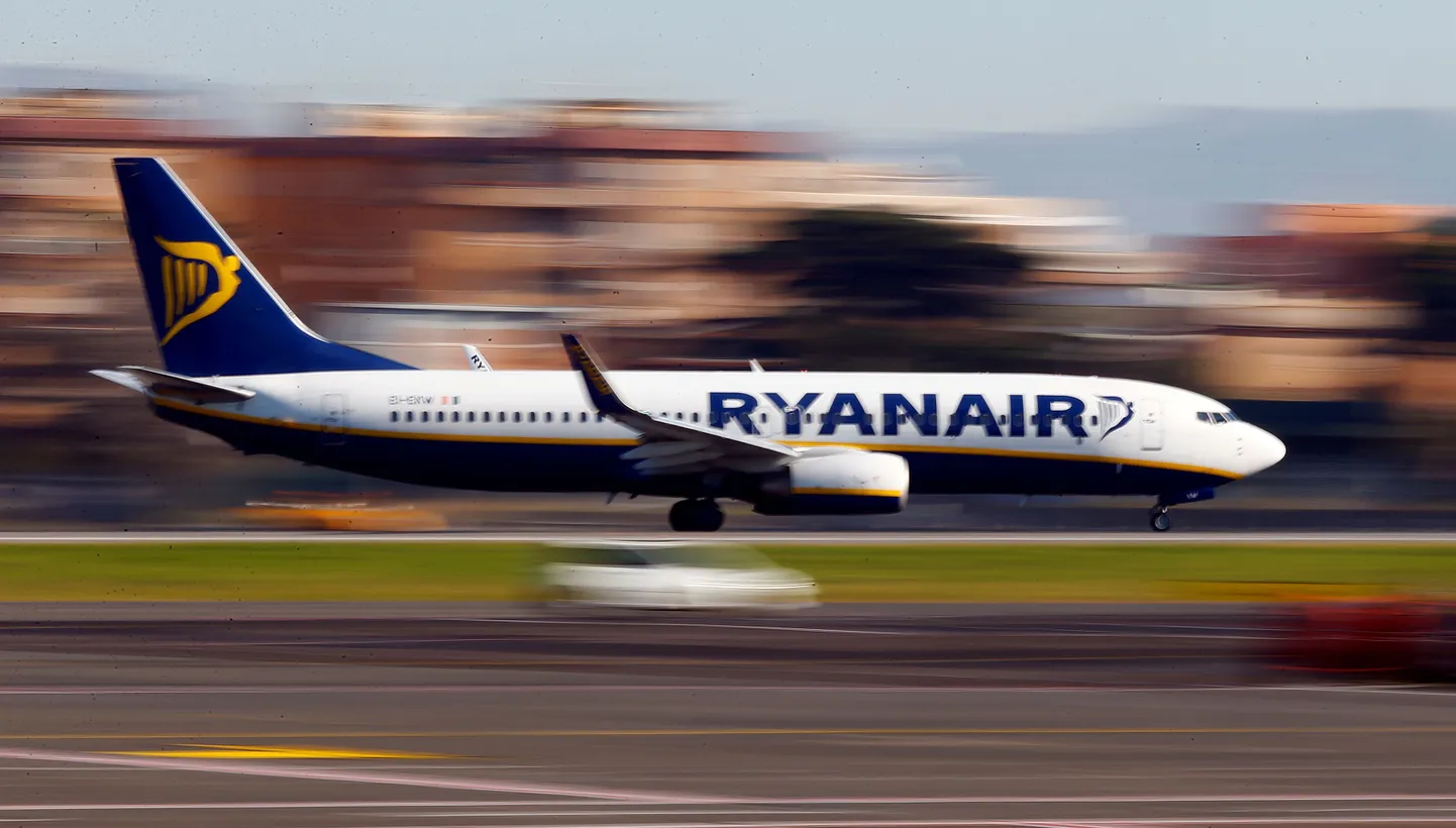 Ryanairi lennuk.