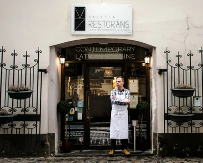 Valters Zirdziņš oma restorani ees
