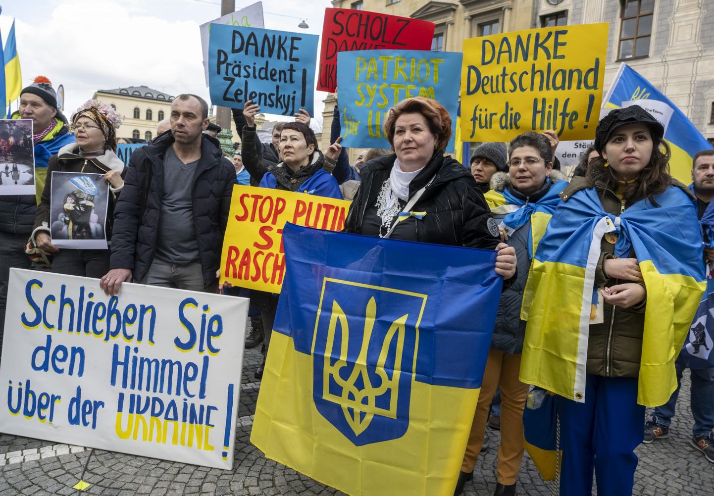 Meeleavaldajad kandsid eelmisel nädalal toimunud Müncheni julgeolekukonverentsi ajal kesklinnas küll Ukrainat toetavaid plakateid, kuid samas näitas Euroopa Välissuhete Nõukogu uuring, et vaid kümme protsenti Saksa vastajatest usub Ukraina võitu.