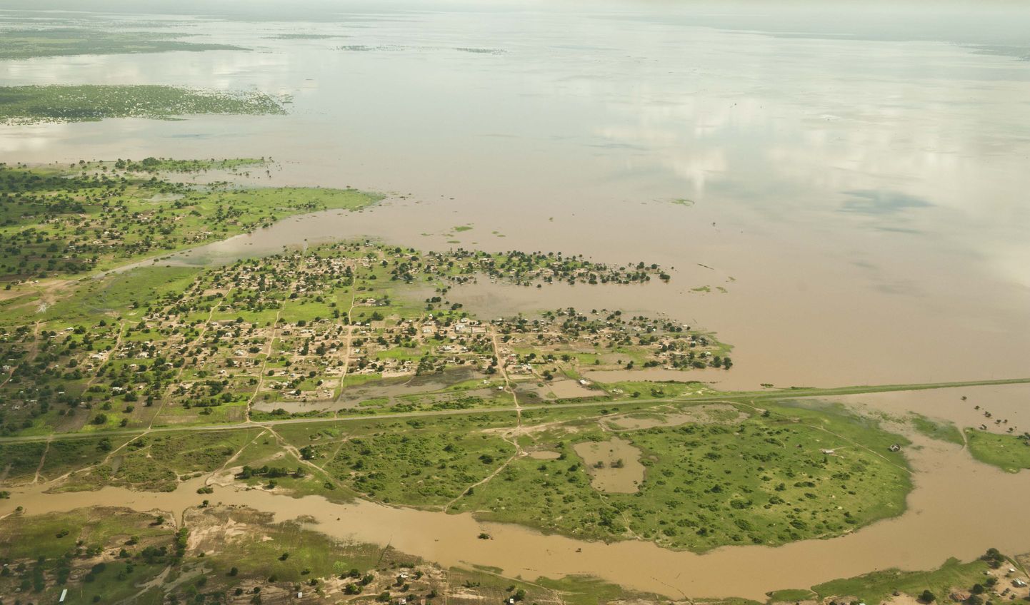 Üleujutused Chokwes Mosambiigis.