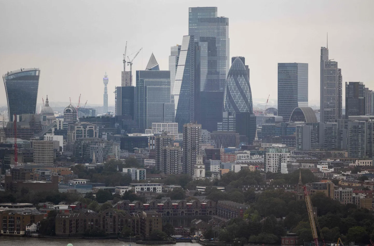Londoni ärikeskus.