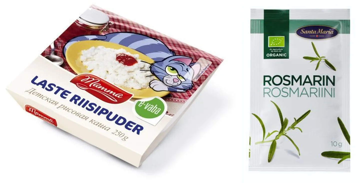 Uued tooted: E-aineteta riisipuder ja maherosmariin.