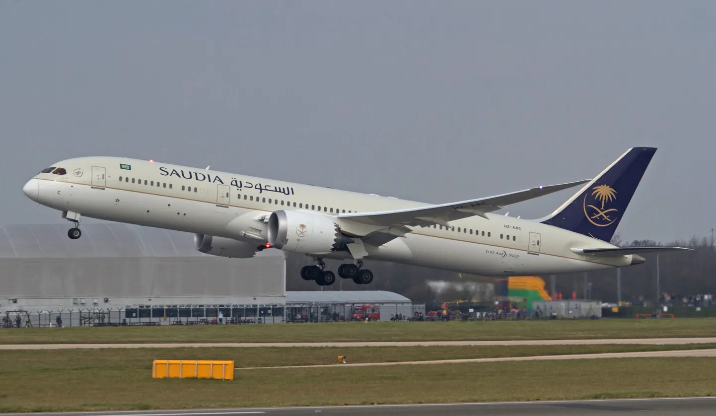 Saudia lennuparki kuuluvad ka Boeing 787 Dreamlinerid.