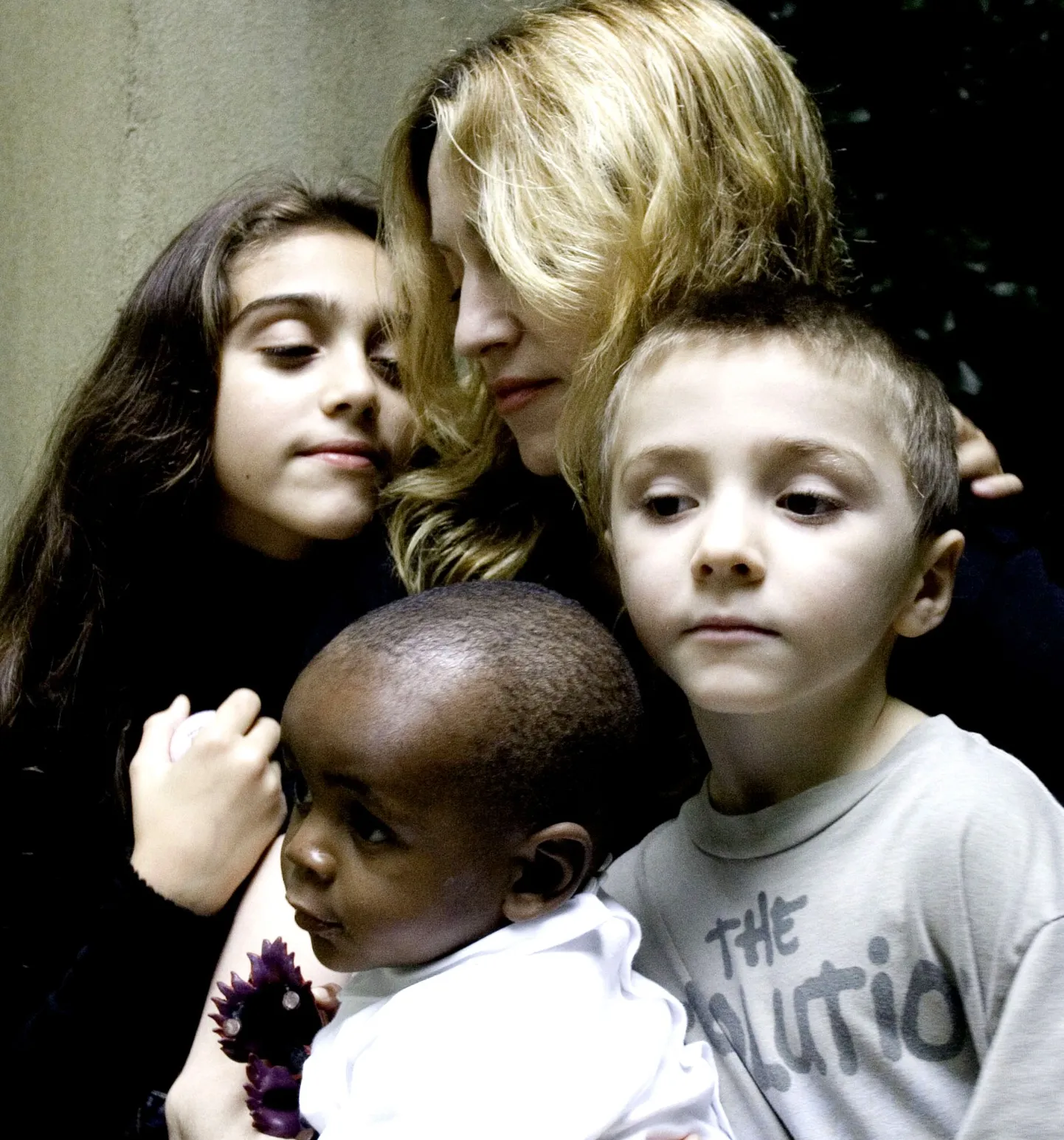 Madonna ja tema lapsed (vasakult) Lourdes, David Banda ja Rocco