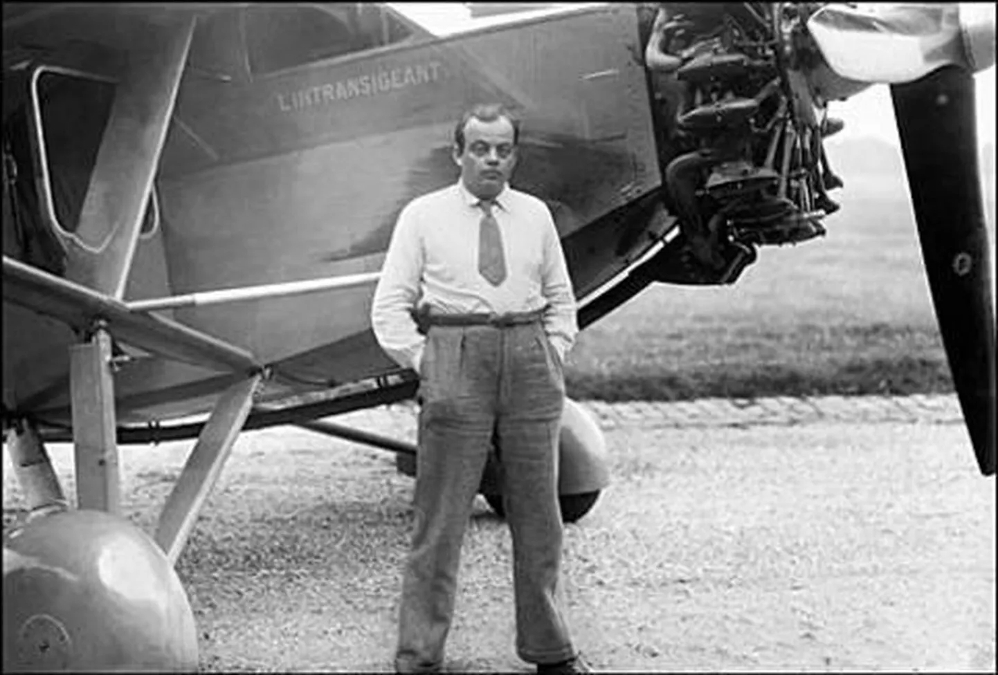 Kirjanik ja lennunduspioneer Antoine de Saint-Exupery..