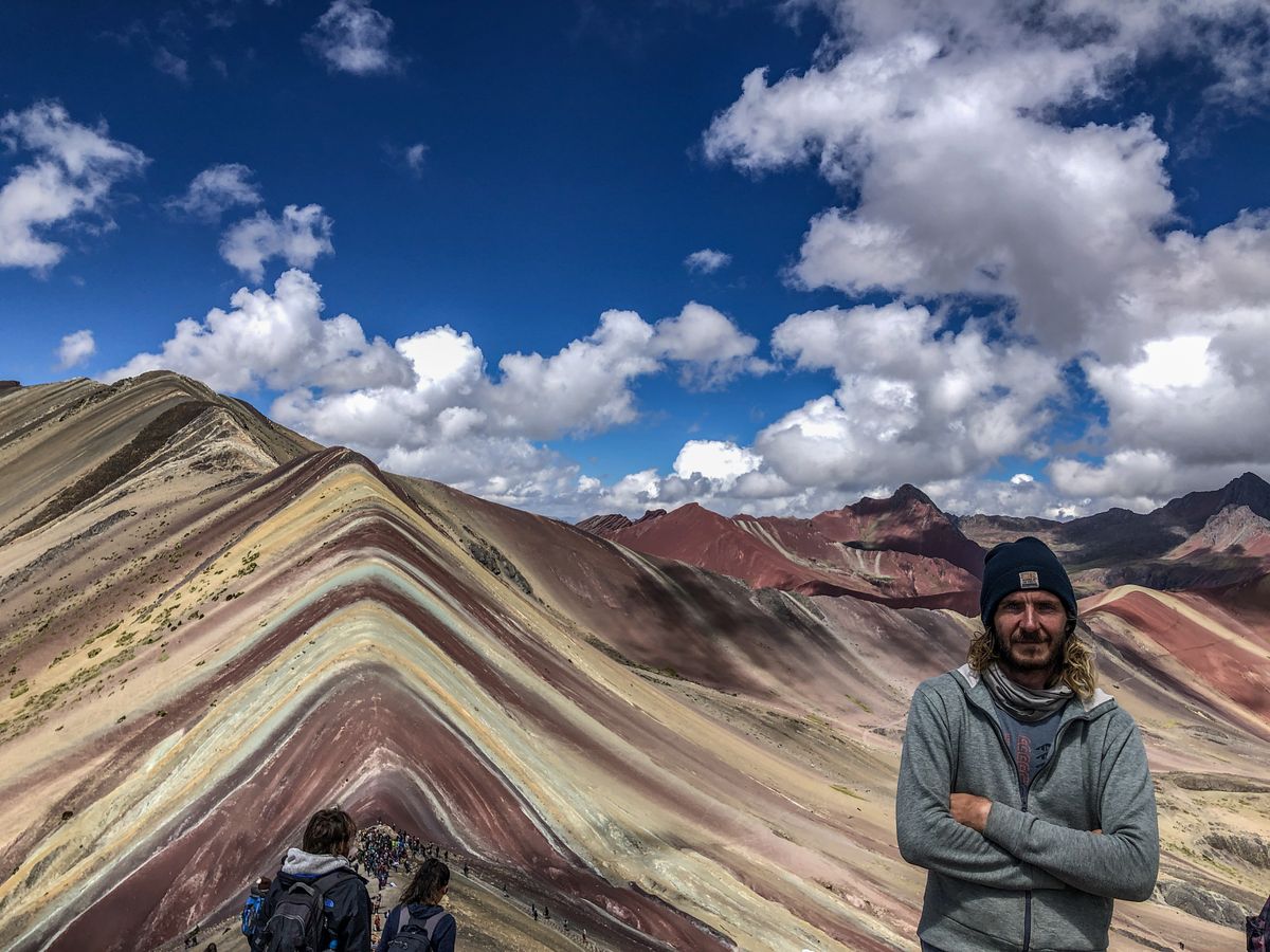Värvikas Vikerkaare mägi Peruus
