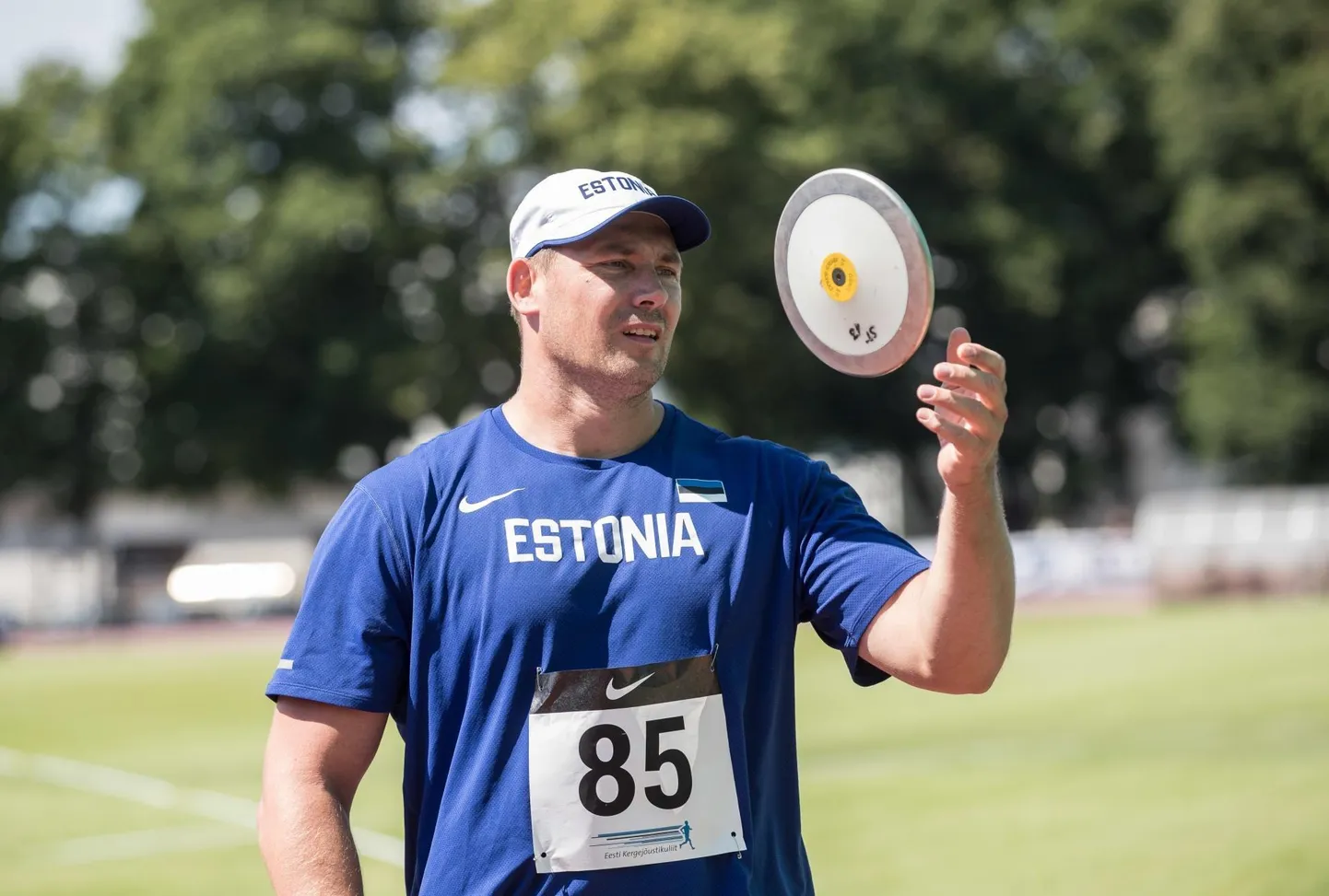 Gerd Kanter tuleb Kadrioru staadionile tiitlikaitsjana. FOTO: Tairo Lutter