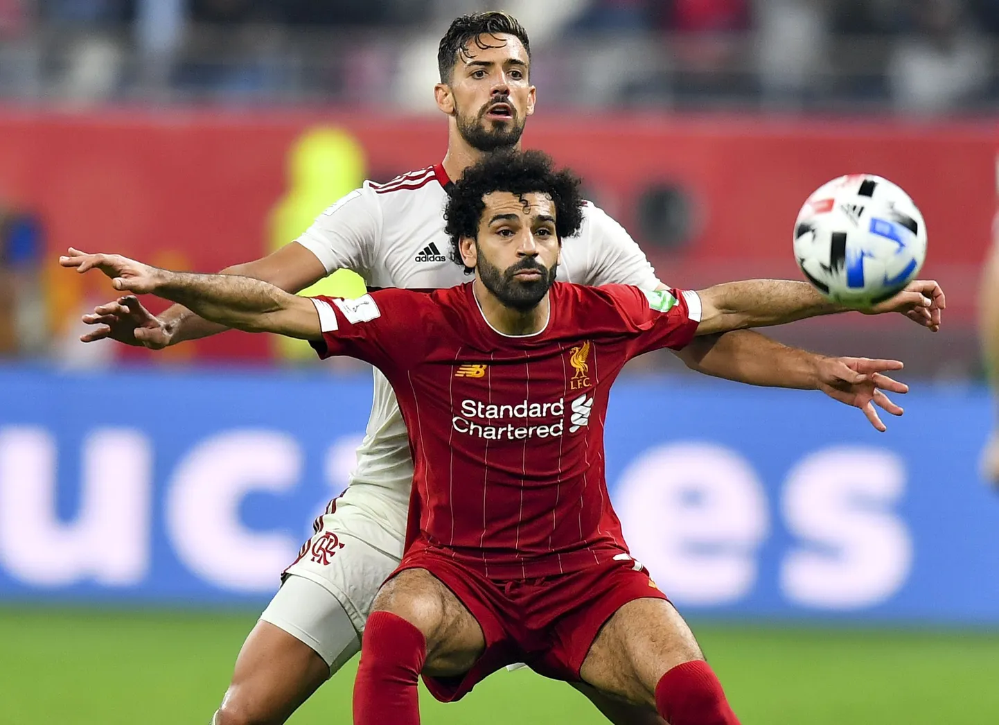 Mohamed Salah ja Pablo Mari.