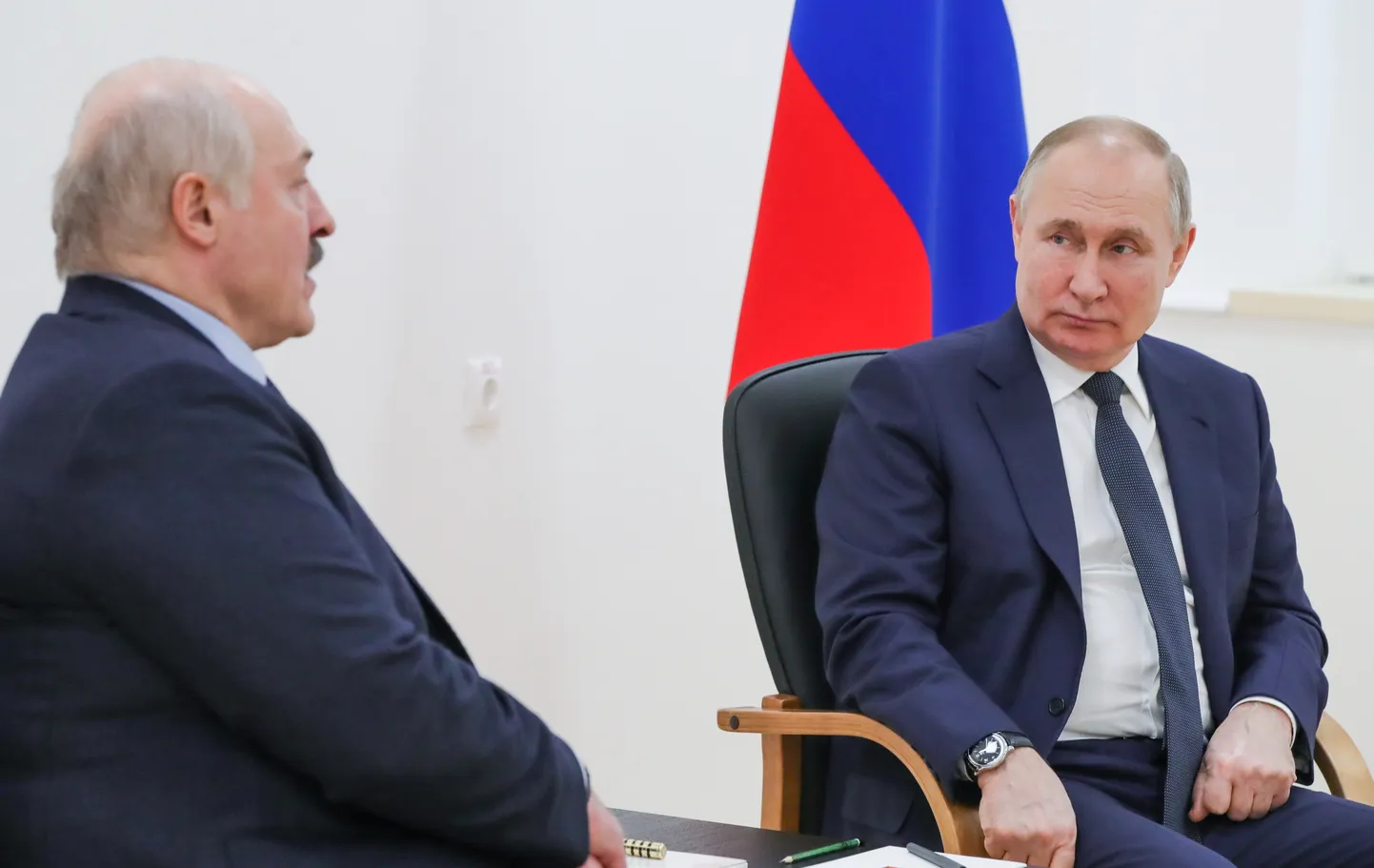 Александр Лукашенко и Владимир Путин.