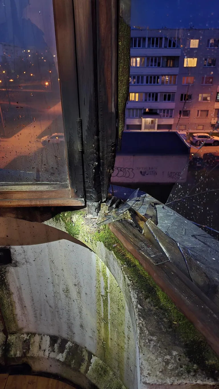 Пожар на балконе на улице Муху в Ласнамяэ.