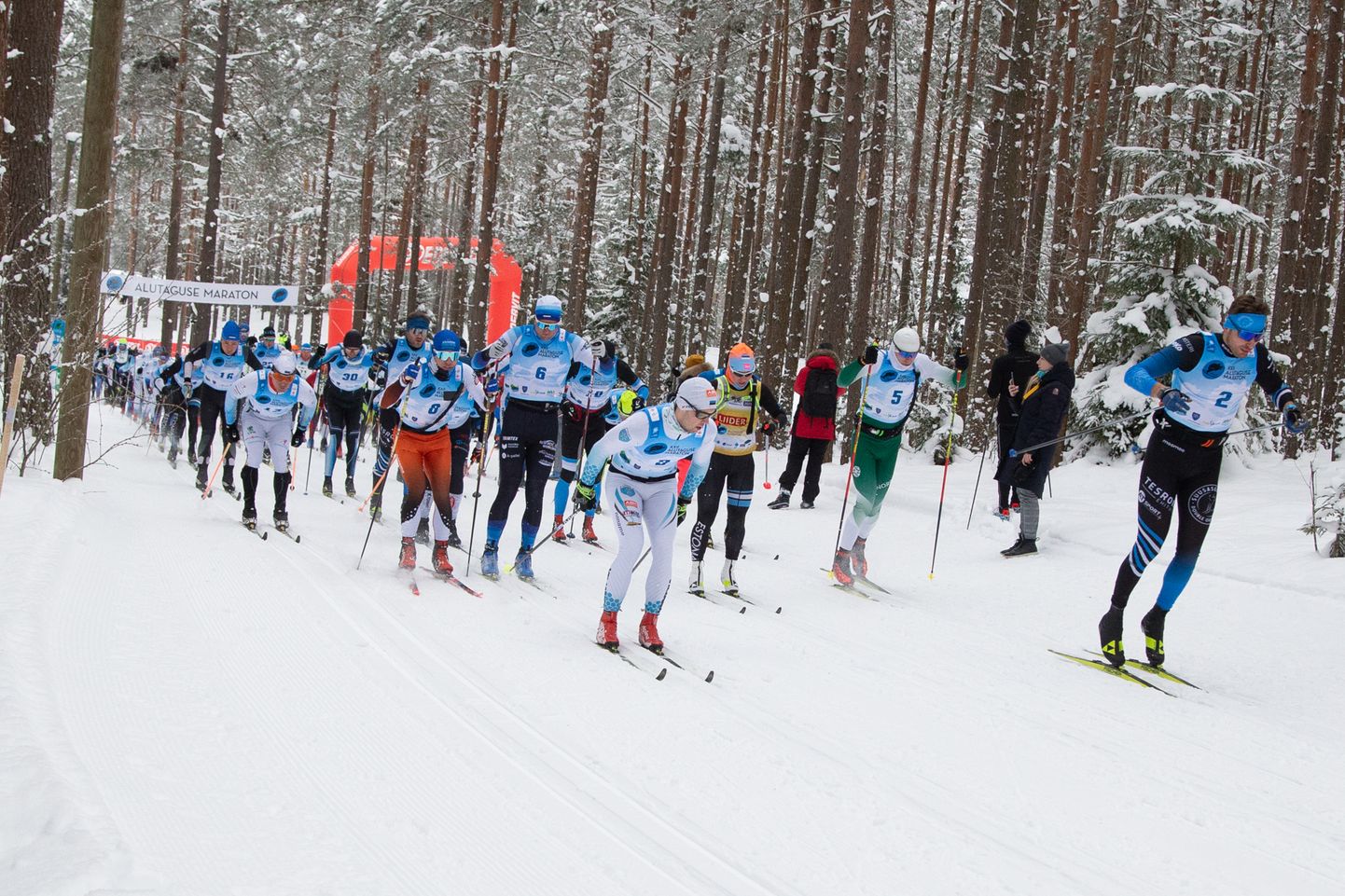 В Алутагузеском центре отдыха и спорта в Паннъярве 11 и 12 февраля все желающие смогут преодолеть дистанции Алутагузеского лыжного марафона.