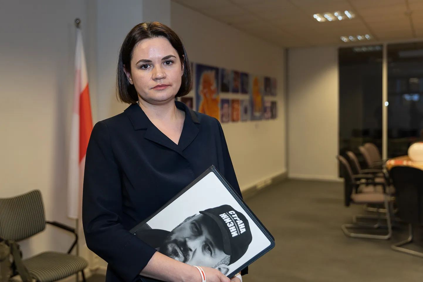 Valgevene opositsioonijuht Svjatlana Tsihhanovskaja.