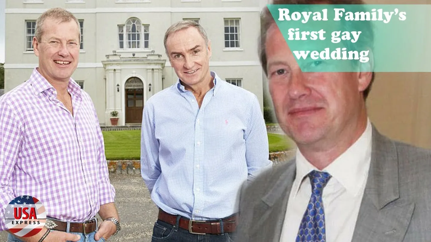 Lord Ivar Mountbatten (vasakul) ja ta abikaasa James Coyle
