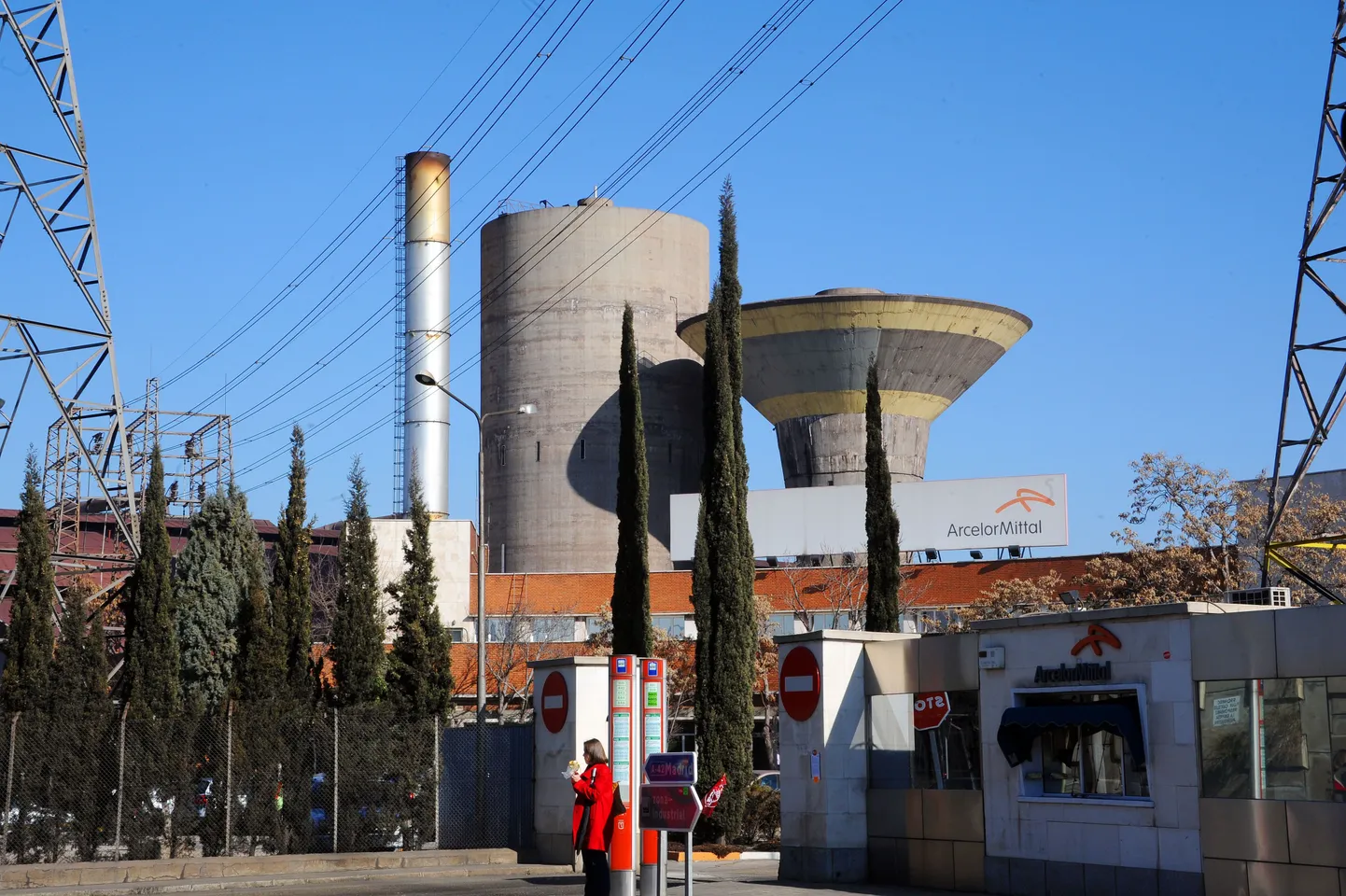 Arcelor Mittali terasetehas Hispaanias Madriidi lähedal, mis suletakse peagi.