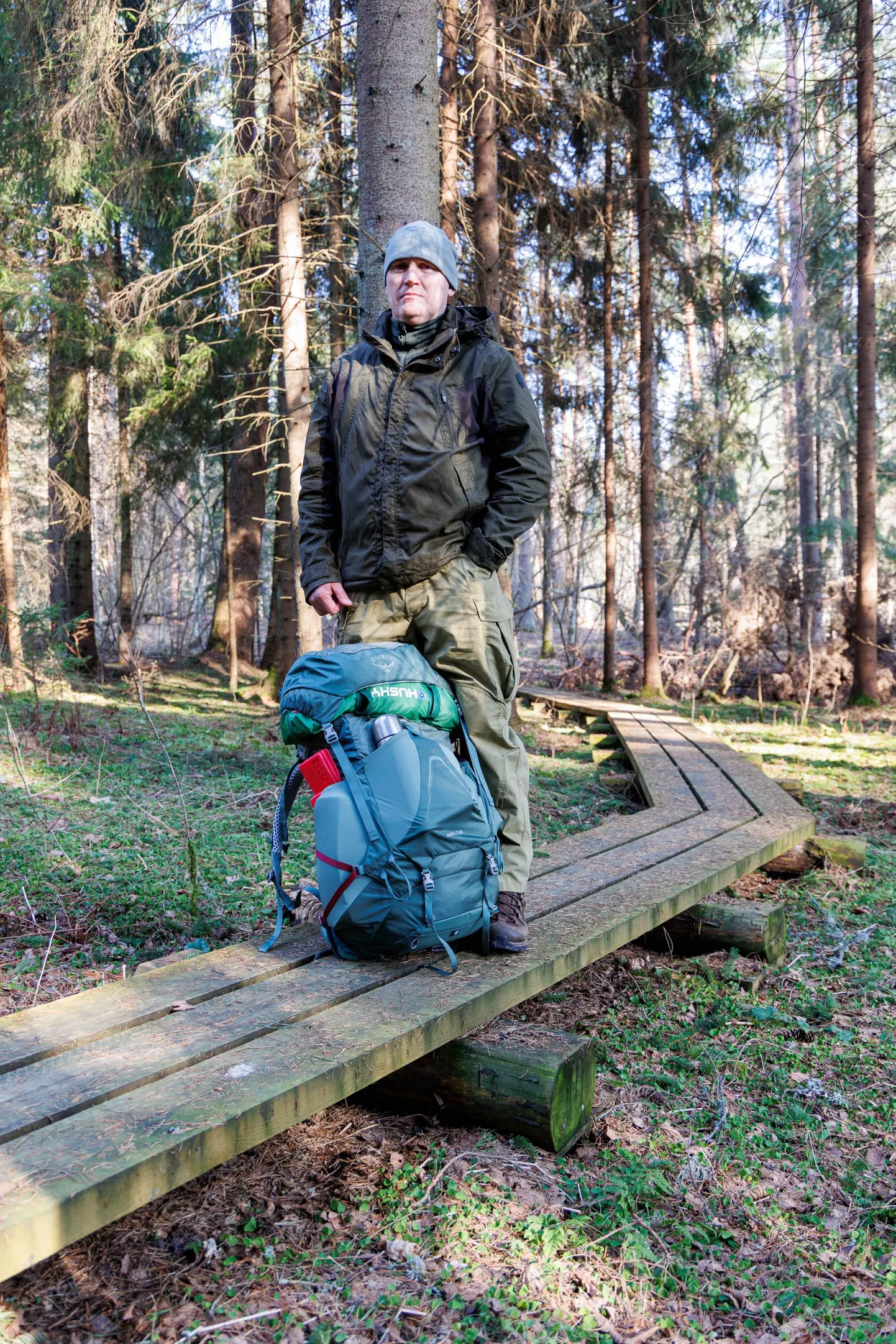 Rändajal peab olema kaasas mahukas matkakott, kus kõik vajalik sees.