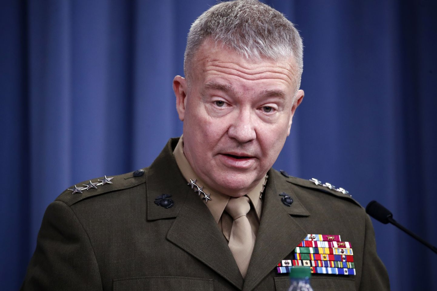 Ühendriikide Lähis-Ida ja Afganistani operatsioone juhtiva keskväejuhatuse (CENTCOM) ülem kindral Frank McKenzie.