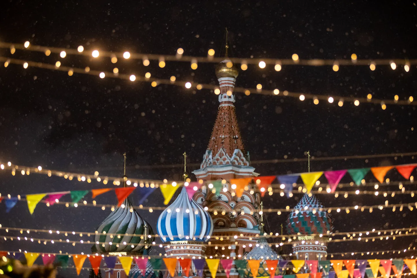 18.12.2018. Moskva, Venemaa. Vassili Õndsa kirik. FOTO: EERO VABAMÄGI/EESTI MEEDIA