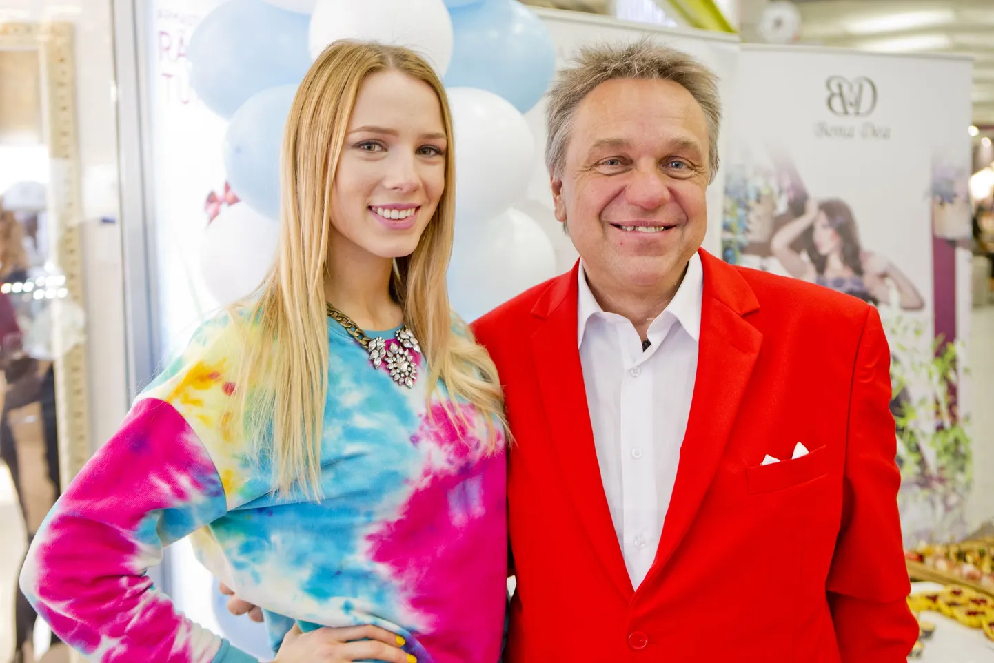 Kuldan Luxury ja Bona Dea uute kollektsioonide esitlus Rocca al Mare keskuse Kuldan Luxury juveelikaupluses. Liis Lemsalu ja Allan Roosileht