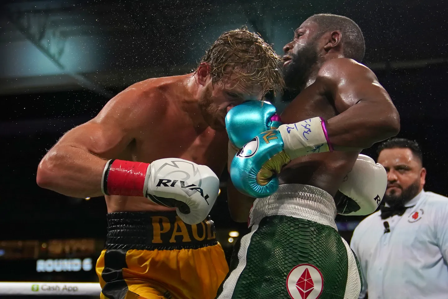 Paul Logan ja Floyd Mayweather.