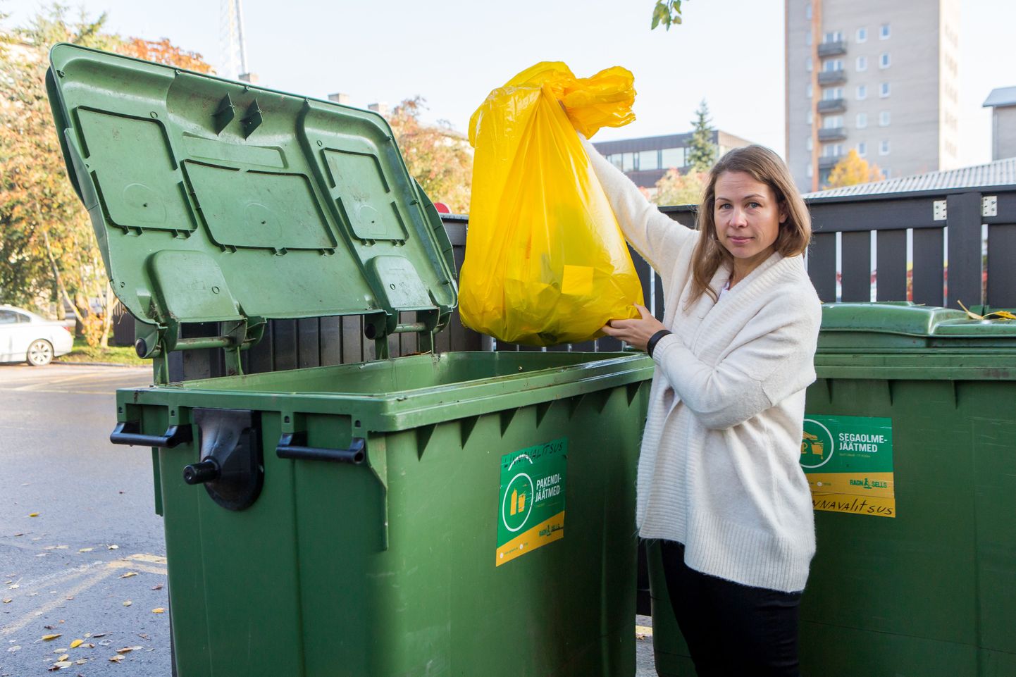Saaremaa valla jäätmete peaspetsialist Katrin Koppel.