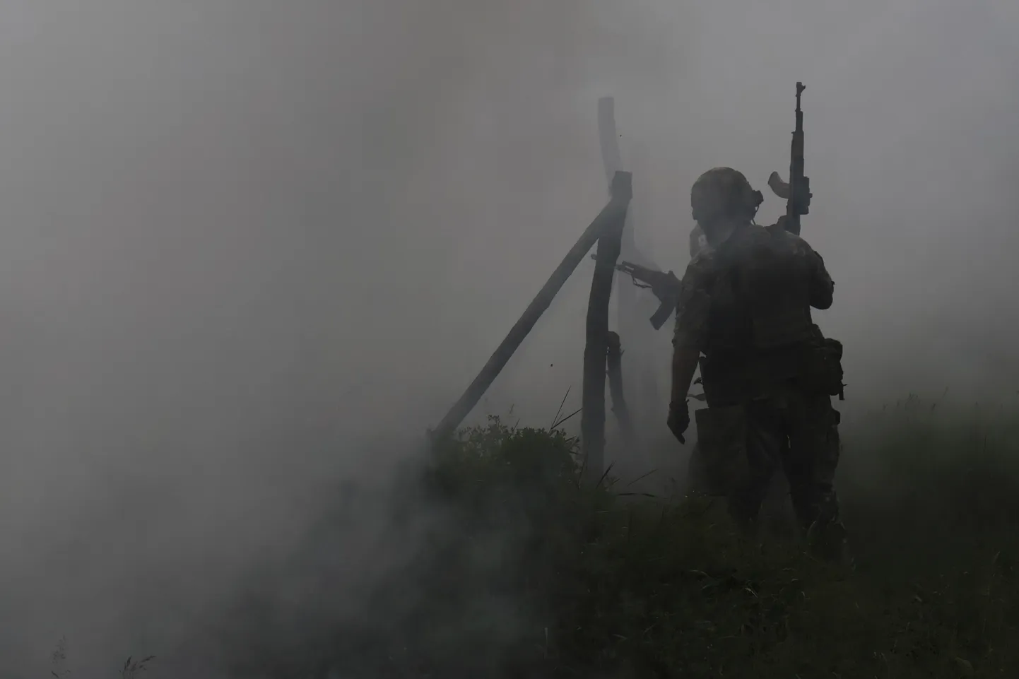 Ukraina sõjaväelane Zaporižžja oblastis.