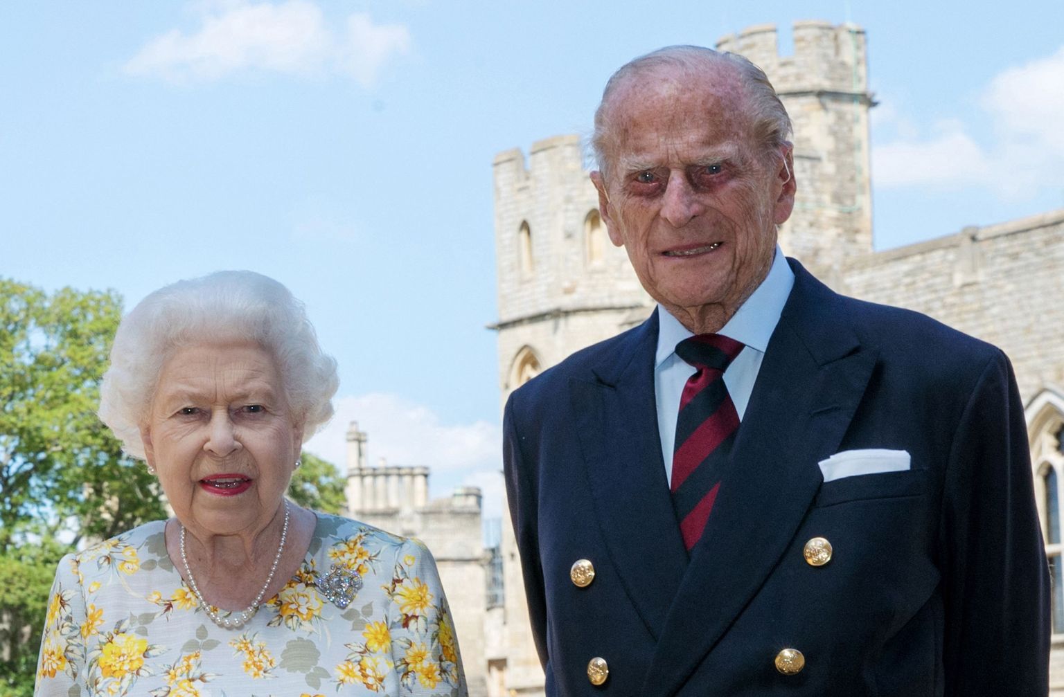 Kuninganna Elizabeth II ja prints Philip 2020. aastal.