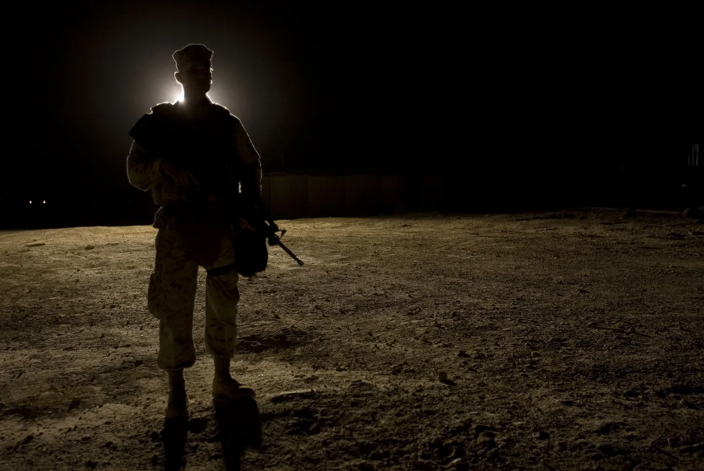USA sõdur Ain al-Assadi baasis. Foto on illustreeriv.