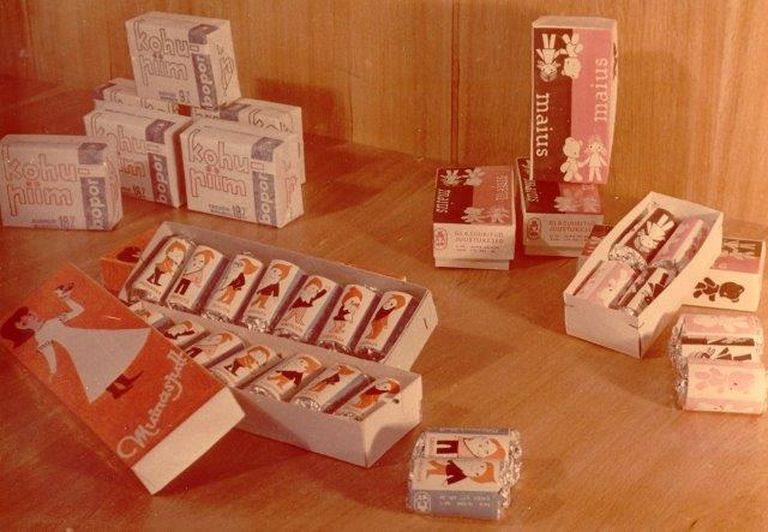 Юбилейная упаковка, 1967 год. Художница Ульве Колк.