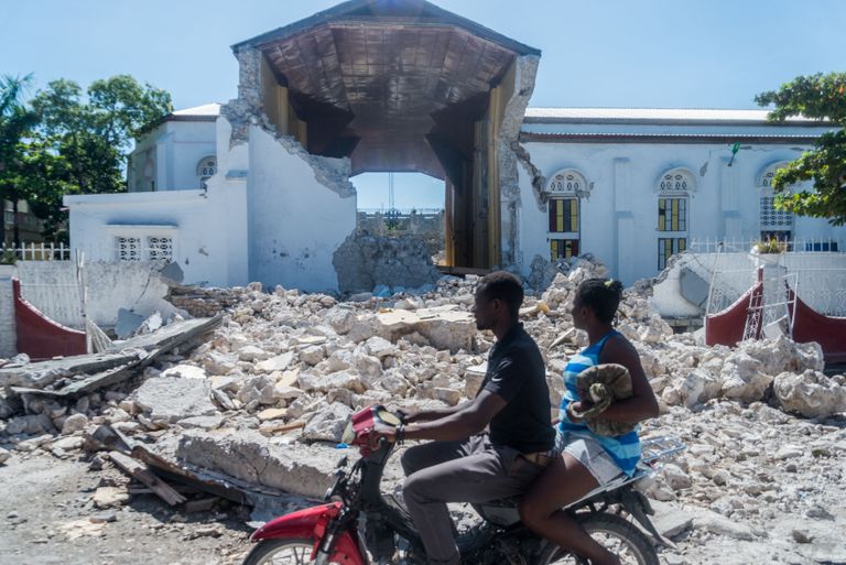 Sacré coeur des Cayes' kirik pärast maavärinat Haitil.