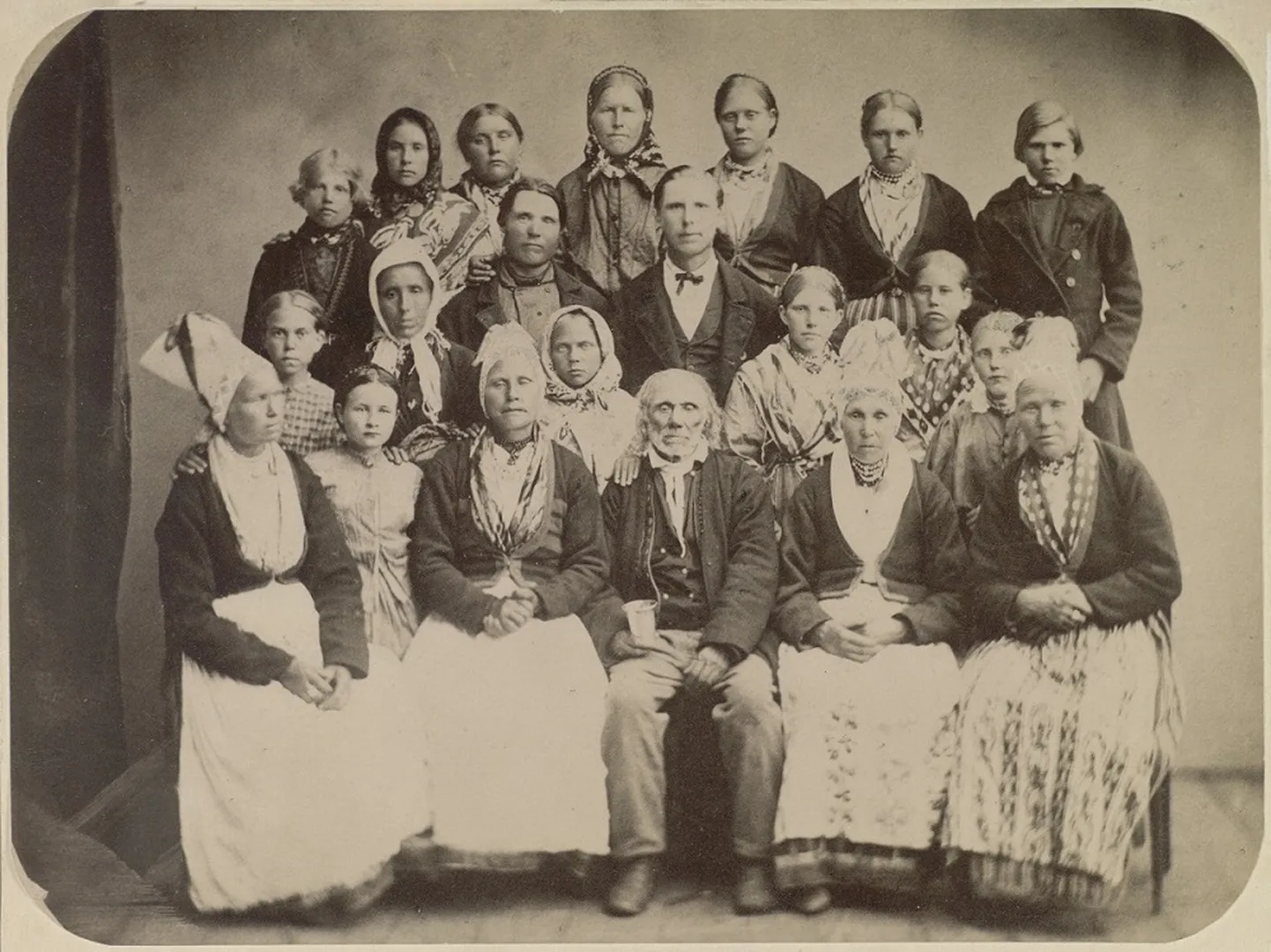 Tõstamaa laulukoor aastal 1865.