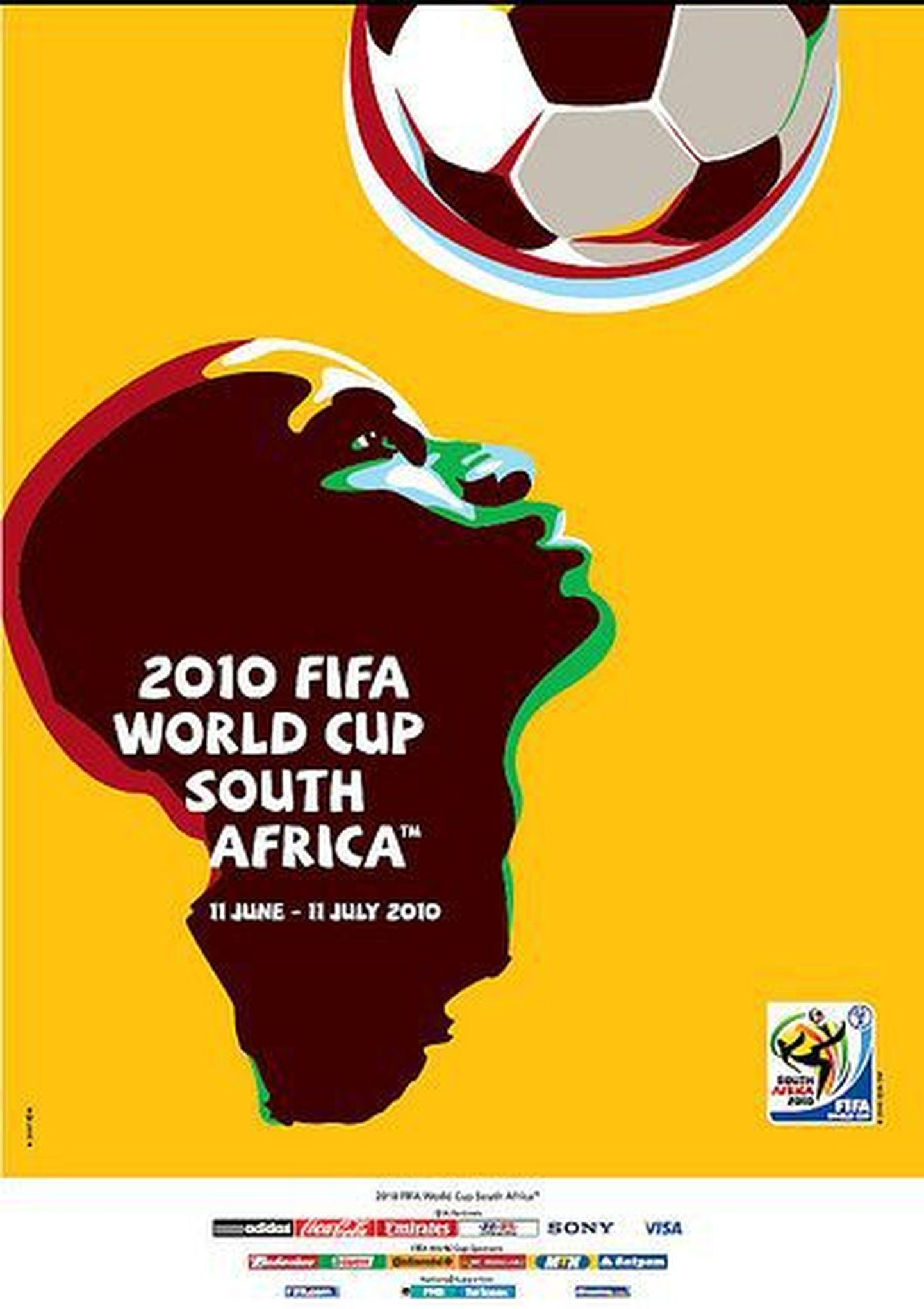 2010. aasta jalgpalli MMi ametlik poster