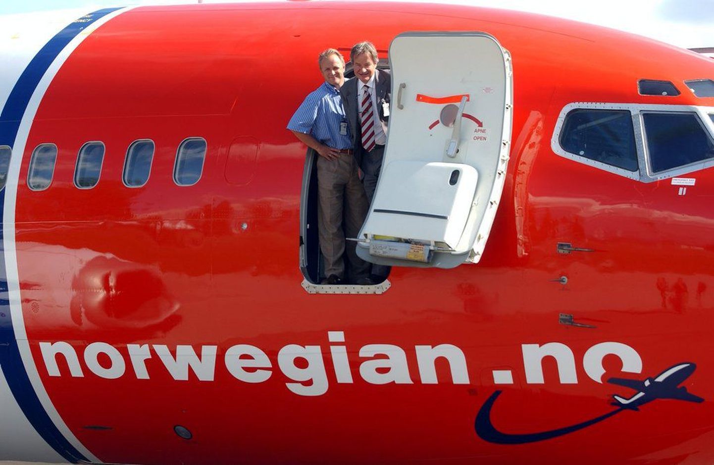 Odavlennu ettevõtte Norwegian lennuk