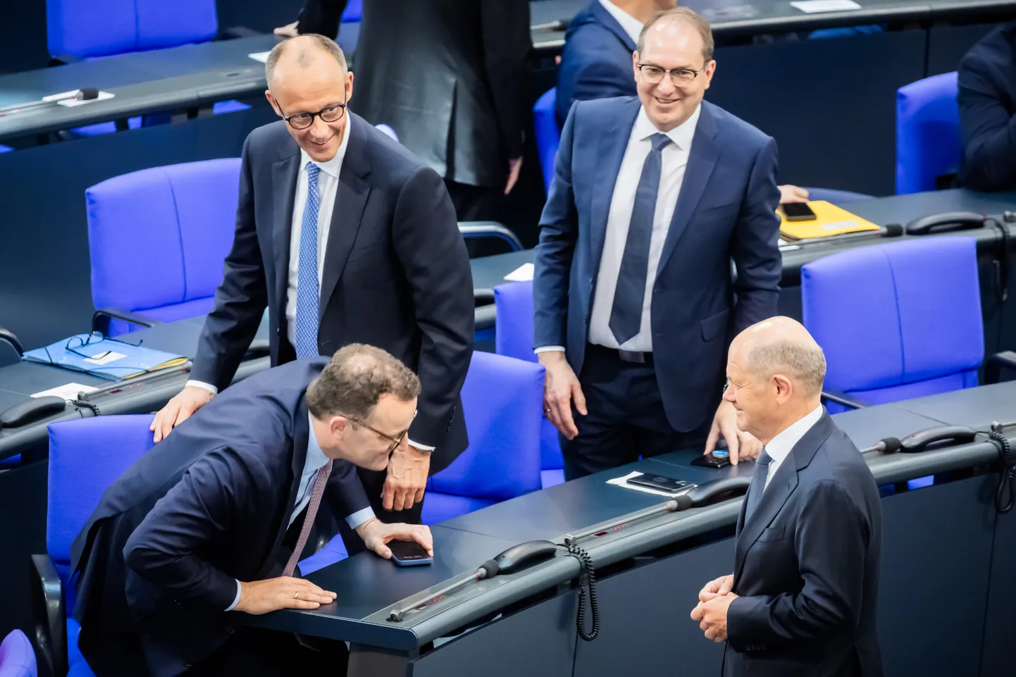 Saksamaa uus kantsler Friedrich Merz teise hääletusvooru ajal Bundestagis 6. mail 2025. aastal.