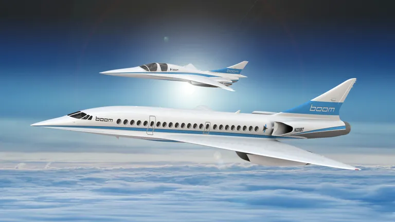 Boom Technology kavandatavad ülehelikiirusel lennukid: 55 istekohaga reisilennuk ja Boom's XB-1 testlennuk