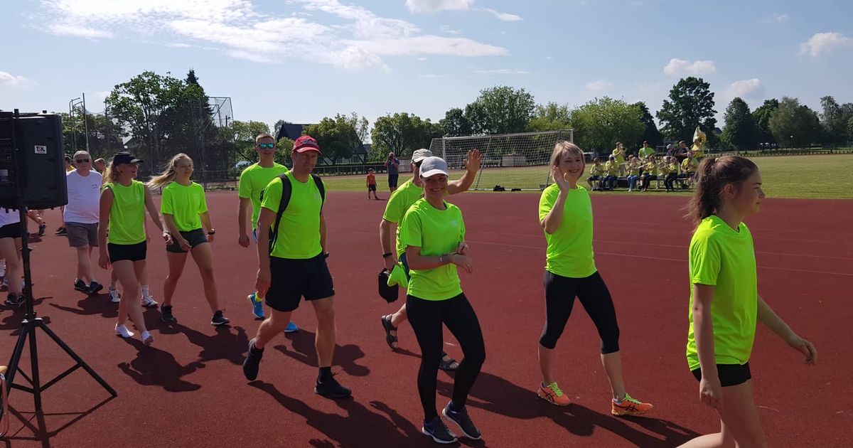 Spordirahvas lustis suvemängudel