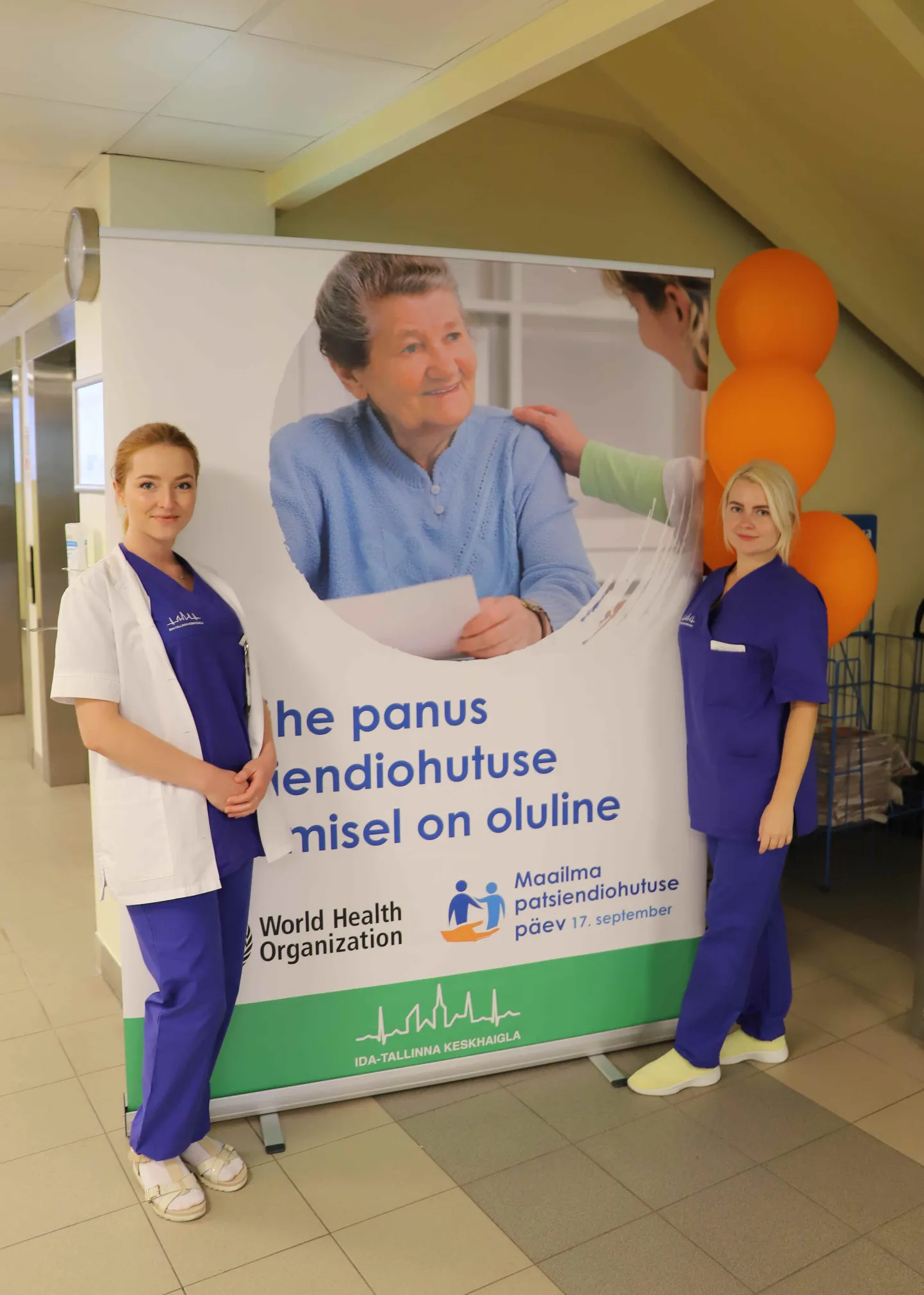 Tervishoiutöötajate tänamiseks kaunistatakse patsiendiohutuse päeval terviseasutused oranži värviga.