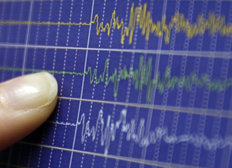 Maavärina võimsust mõõdetakse magnituudides. Pildil võimsusgraafik