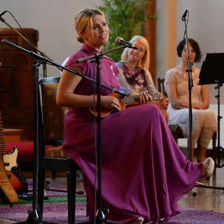 Lindas Leen īpaši emocionālajā izpildījumā Torņkalna baznīcā izskan dziesma "My Favourite Things" 