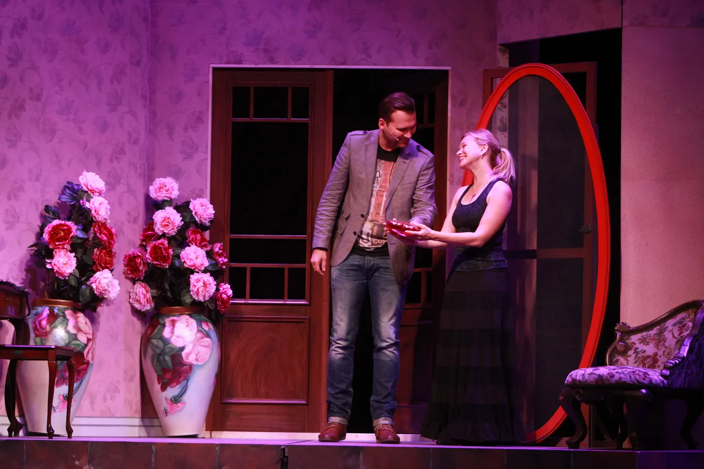 Teatris Vanemuine toimunud lavastuse «Ooperifantoom» lavaproov.