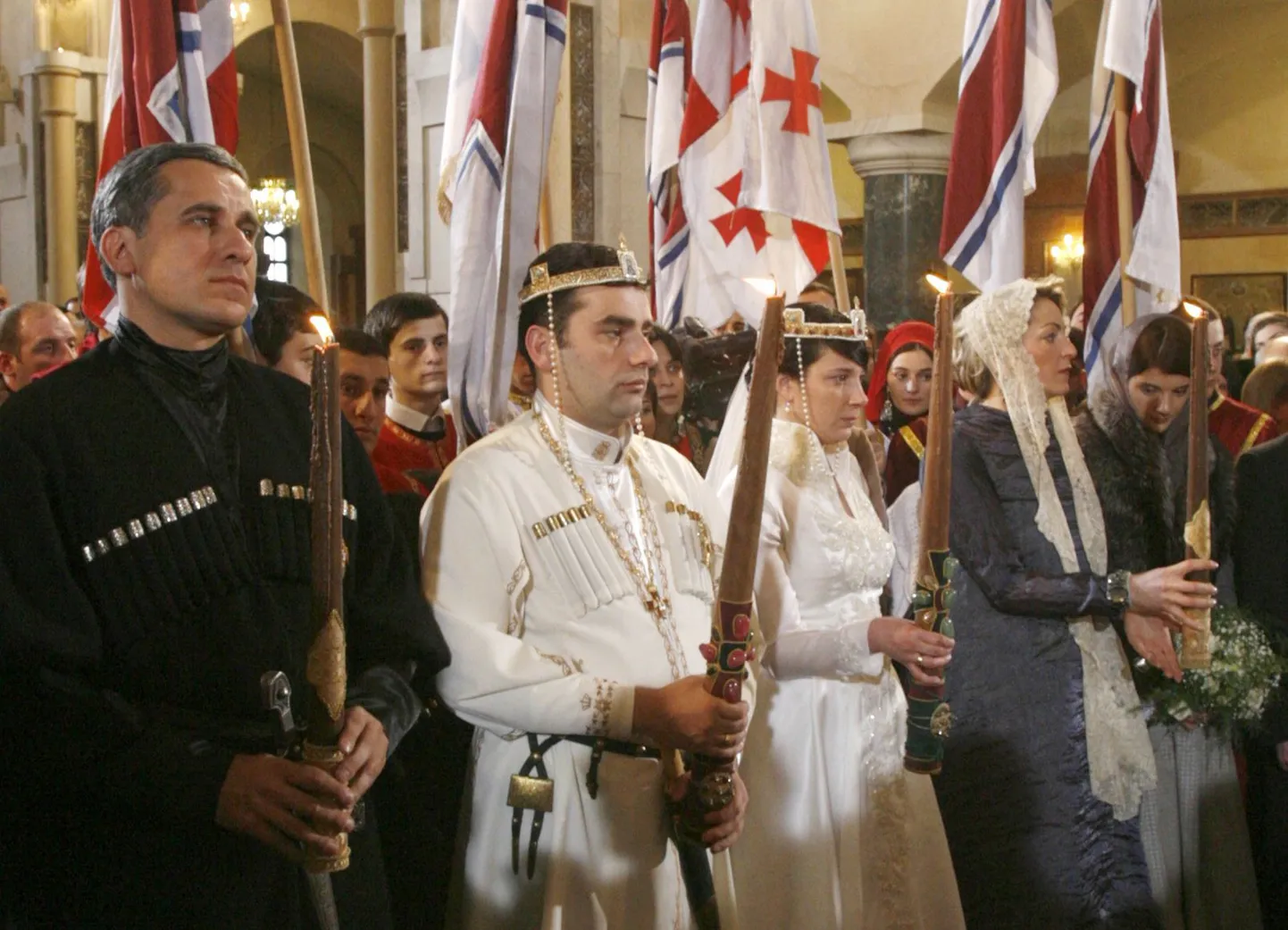 Свадьба Давида и Анны Багратиони в Тбилиси.