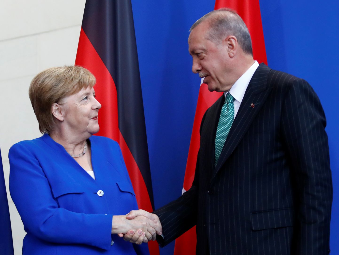 Saksamaa kantsler Angela Merkel ja Türgi president Recep Tayyip Erdoğan kohtusid täna Berliinis.