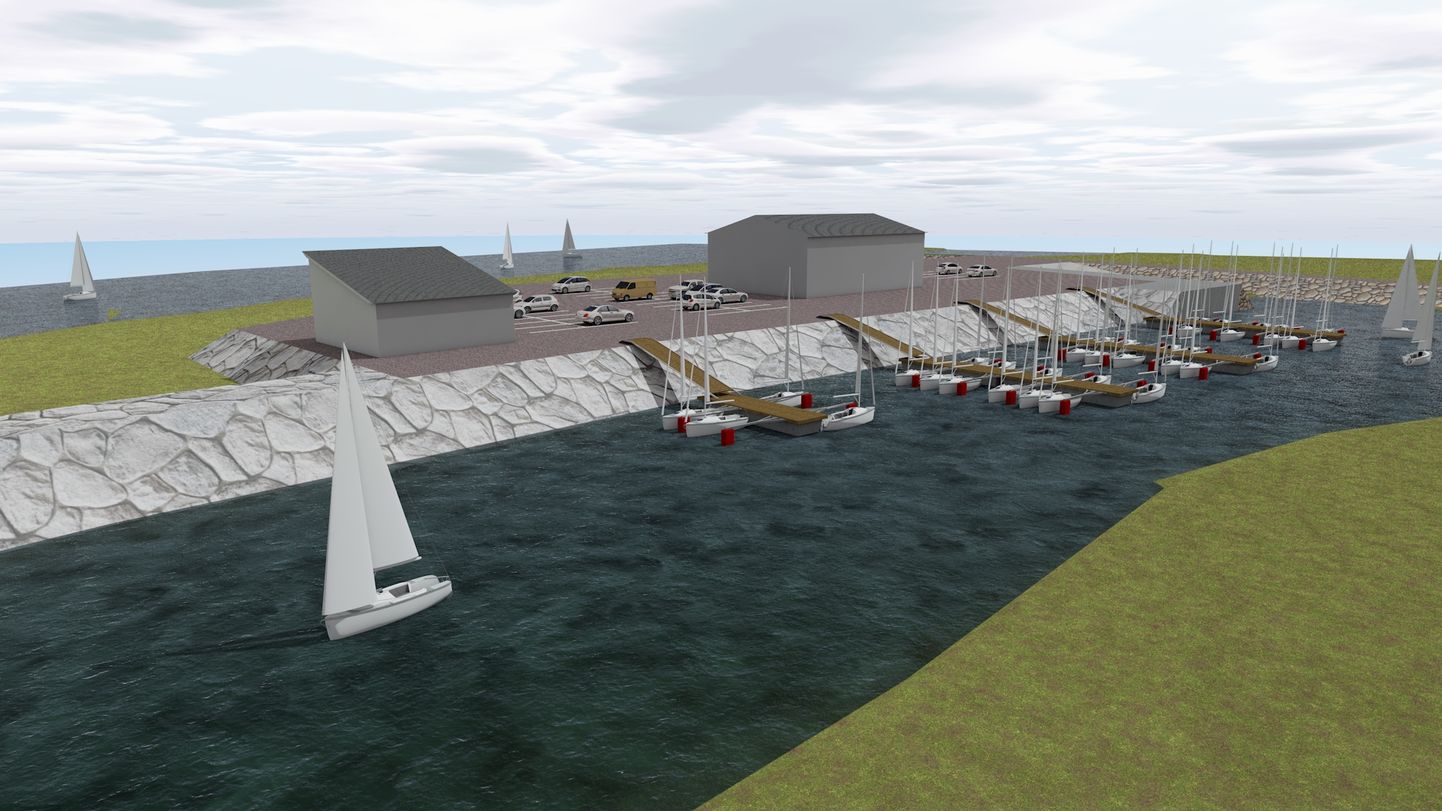 Так будет выглядеть Васкнарвский порт тогда, когда будут реализованы также следующие этапы проекта.