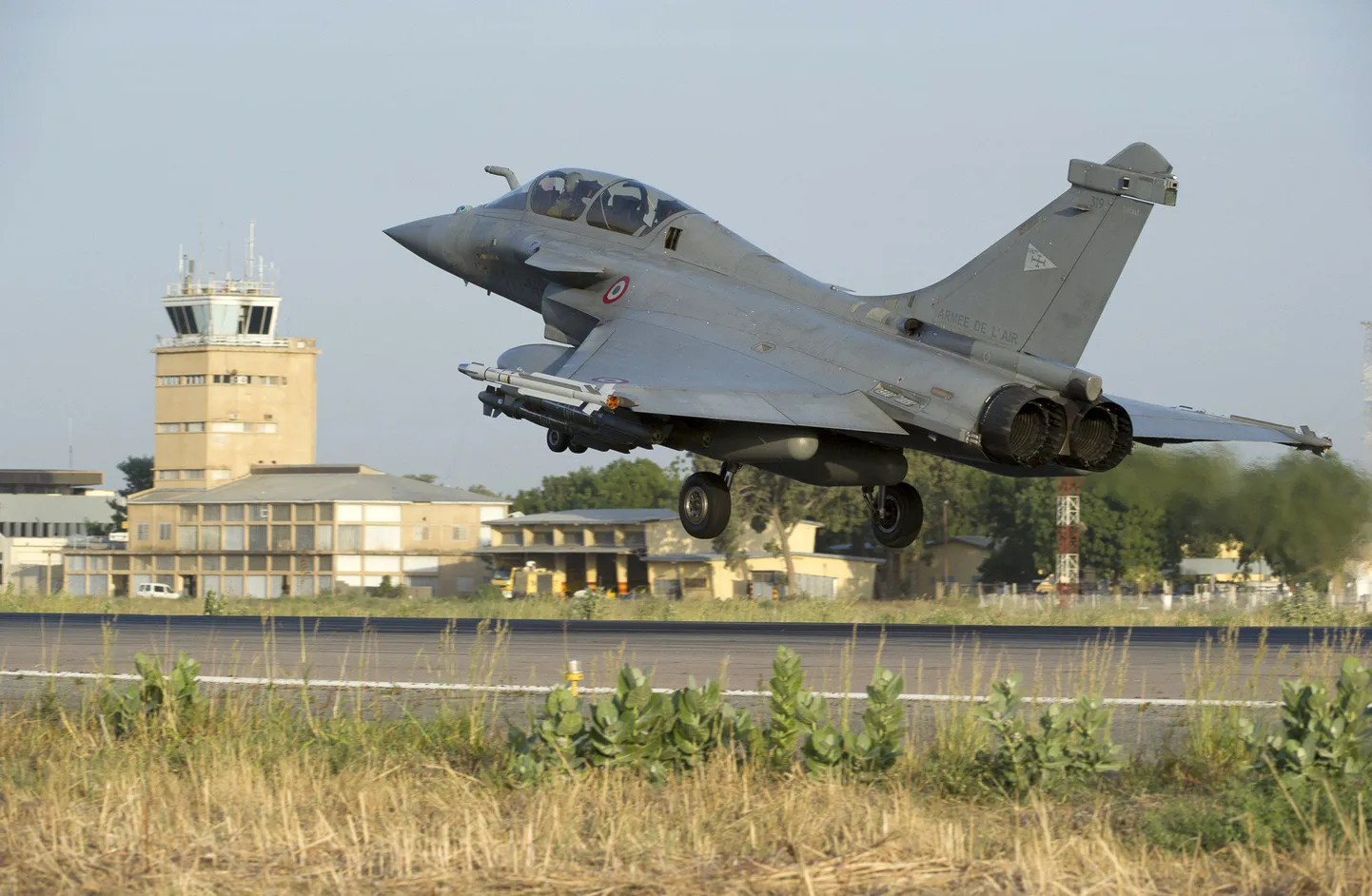 Prantsusmaa Rafale-tüüpi hävituslennuk.