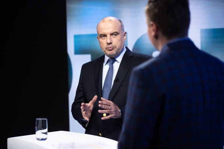 Kaitseminister Jüri Luik Postimehe otsesaates.