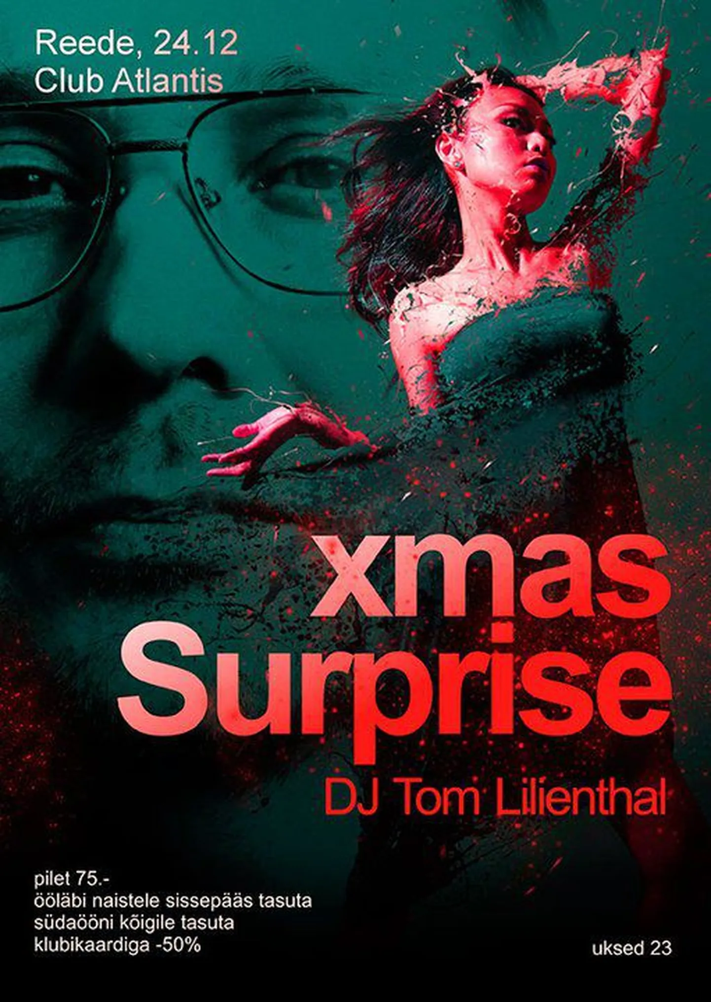 Club Atlantis võtab jõulud vastu DJ Tom Lilienthali ja DJ Kaarel Kosega!
