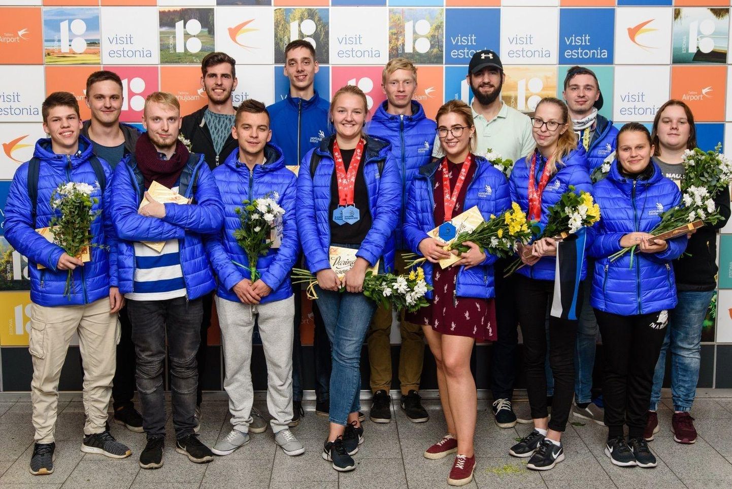 Kokku esindas Eestit võistlustel 14 noort meistrit 11 võistlusalal.