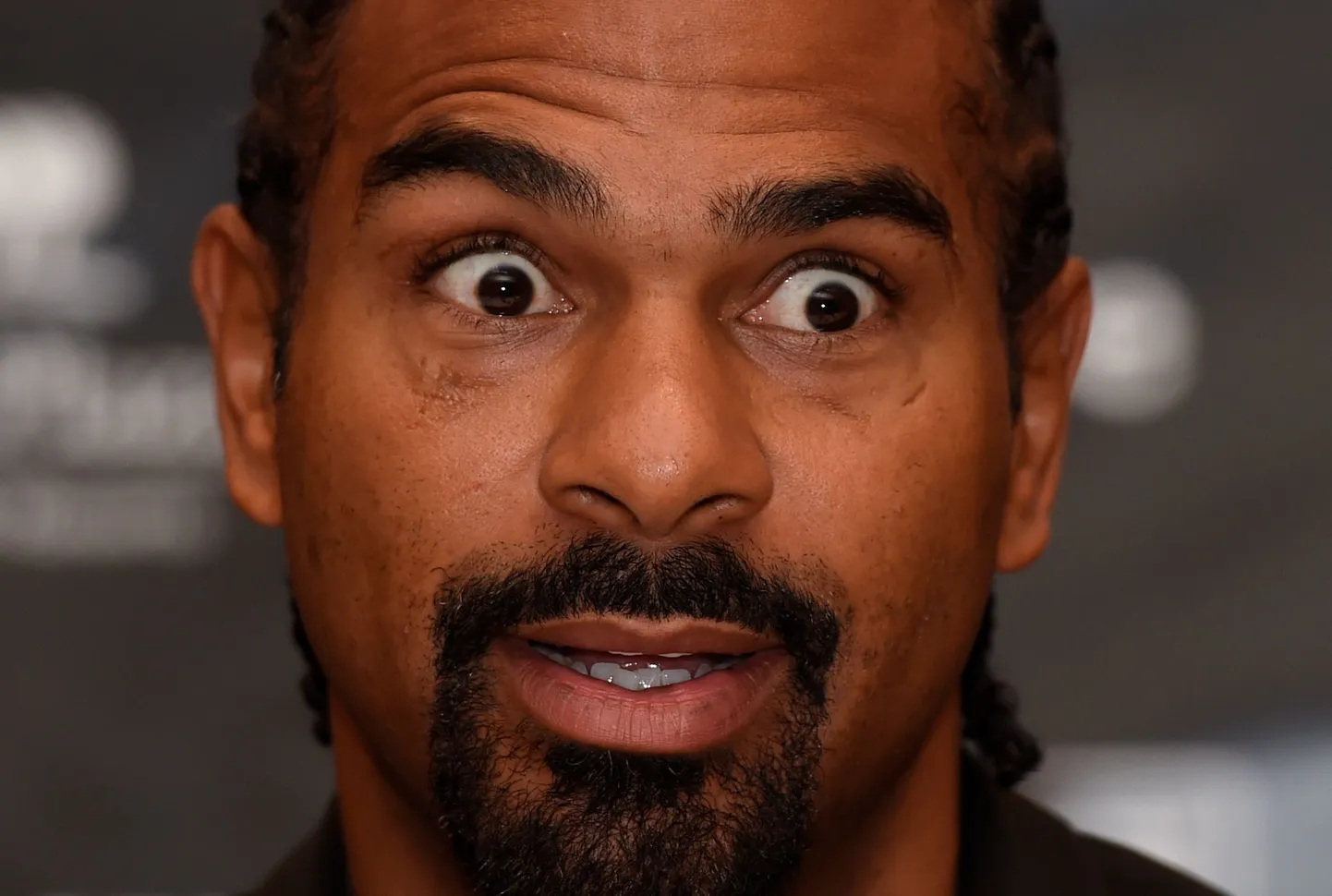 David Haye Londonis toimunud pressikonverentsil.