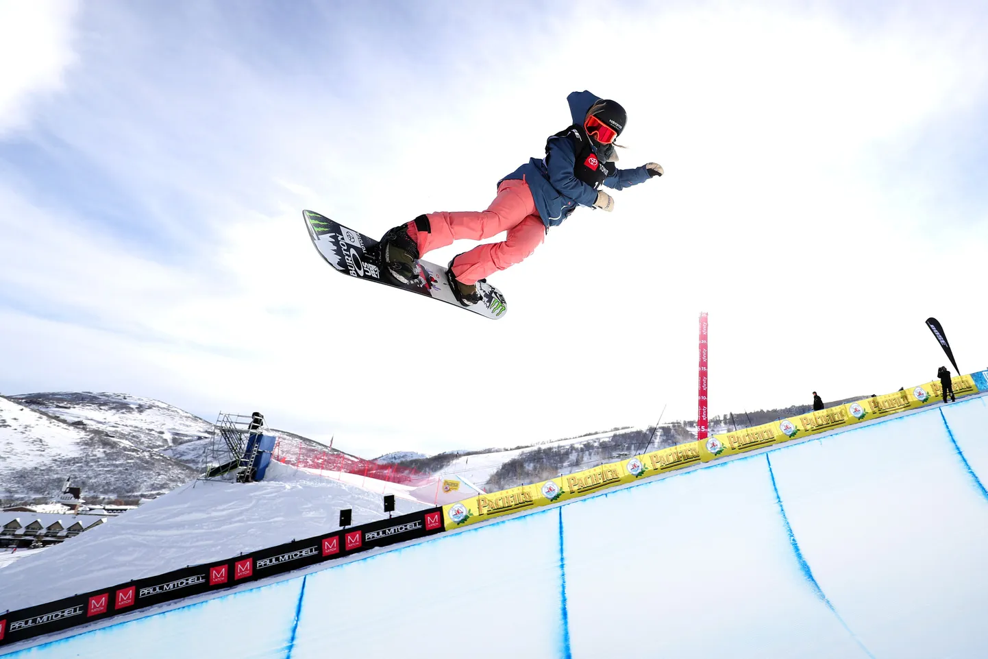 Chloe Kim teel MM-kullale.