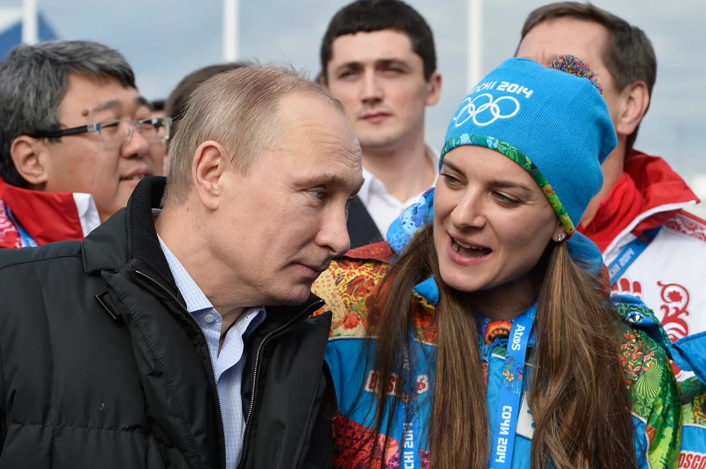 Vladimirs Putins un Jeļena Isinbajeva